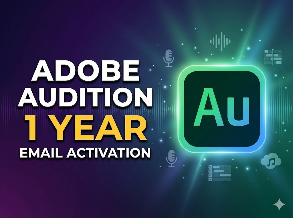 Adobe Audition – 1 Year Official Subscription (Email Activation)